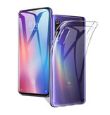 Luxddy Coque Xiaomi Mi 9 Transparente - Coque Transparente Silicone TPU