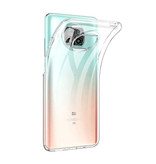 Luxddy Coque Transparente Xiaomi Mi 10T Lite - Coque Transparente Silicone TPU