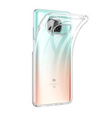 Luxddy Coque Transparente Xiaomi Mi 10 Lite - Coque Transparente Silicone TPU