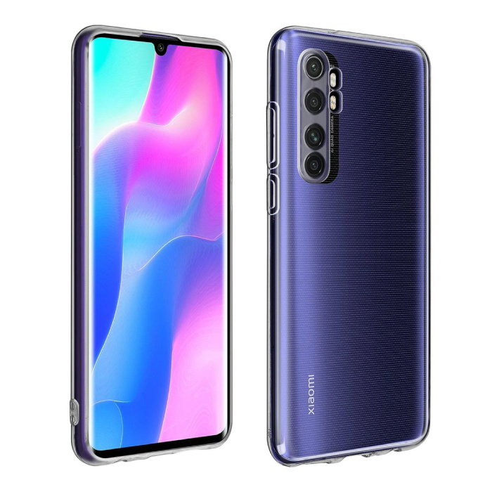 Custodia trasparente Xiaomi Mi Note 10 - Cover trasparente in silicone TPU