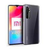 Luxddy Coque Transparente Xiaomi Mi Note 10 - Coque Transparente Silicone TPU