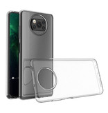 Luxddy Coque Transparente Xiaomi Poco X3 NFC - Coque Transparente Silicone TPU