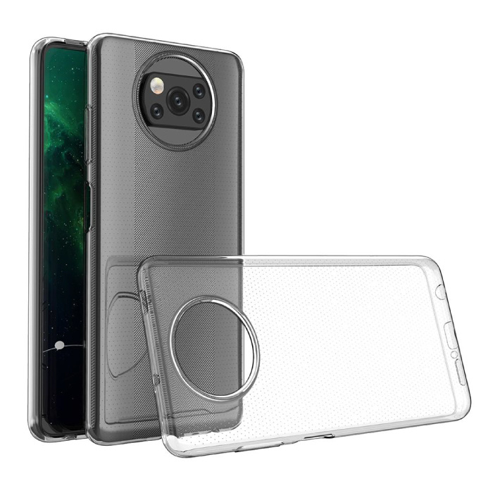 Xiaomi Poco X3 NFC Transparent Case - Clear Case Cover Silicone TPU