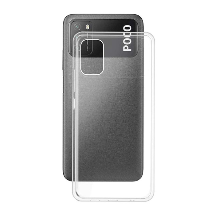 Funda Transparente Xiaomi Poco M3 - Funda Transparente Silicona TPU