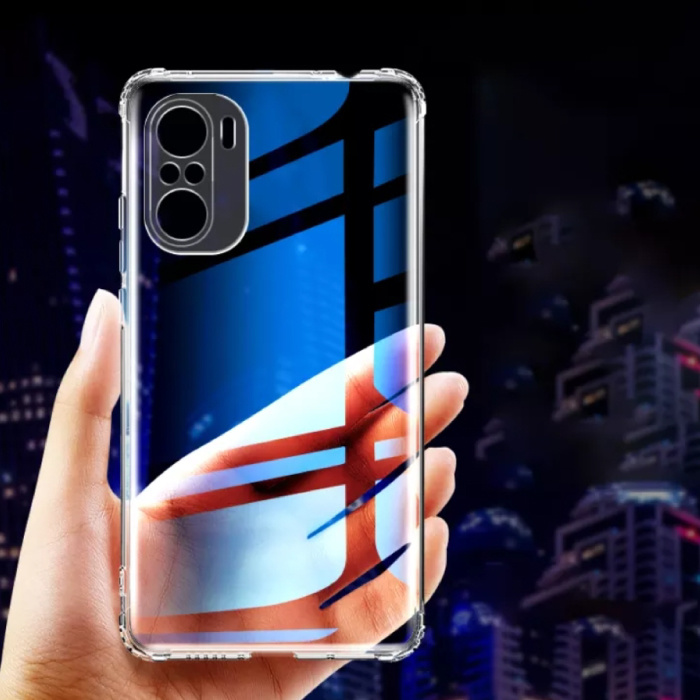 Luxddy Xiaomi Poco M3 Transparente Hülle - Durchsichtige Hülle Silikon TPU