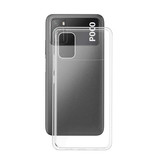 Luxddy Carcasa Transparente Xiaomi Poco M3 Pro - Carcasa Transparente Silicona TPU