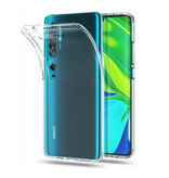 Luxddy Carcasa Transparente Xiaomi Mi CC9 Pro - Carcasa Transparente Funda Silicona TPU