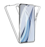Luxddy Carcasa 360 ° de cuerpo completo para Xiaomi Mi A2 - Carcasa de silicona TPU transparente + Protector de pantalla PET
