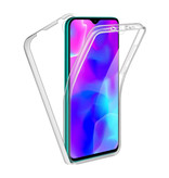 Luxddy Coque Xiaomi Mi A3 Lite Full Body 360° - Coque en silicone TPU transparente + Protecteur d'écran PET