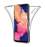 Luxddy Xiaomi Mi A3 Lite Full Body 360° Case - Transparent TPU Silicone Case + PET Screen Protector