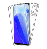 Luxddy Coque Xiaomi Mi 10T Full Body 360° - Coque en silicone TPU transparente + Protecteur d'écran PET