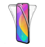 Luxddy Carcasa 360 ° de cuerpo completo para Xiaomi Mi Note 10 - Carcasa de silicona TPU transparente + Protector de pantalla PET