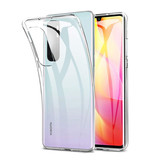 Luxddy Coque Xiaomi Mi Note 10 Full Body 360° - Coque en silicone TPU transparente + Protecteur d'écran PET