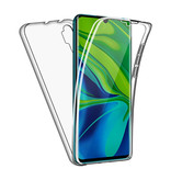 Luxddy Funda Xiaomi Redmi 9T Full Body 360 ° - Funda de silicona TPU transparente de protección completa + Protector de pantalla PET