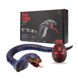 Stuff Certified® RC Cobra Viper con Control Remoto - Juguete Serpiente Robot Controlable Animal Azul