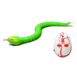 Stuff Certified® RC Cobra Viper con Control Remoto - Juguete Serpiente Robot Controlable Animal Verde