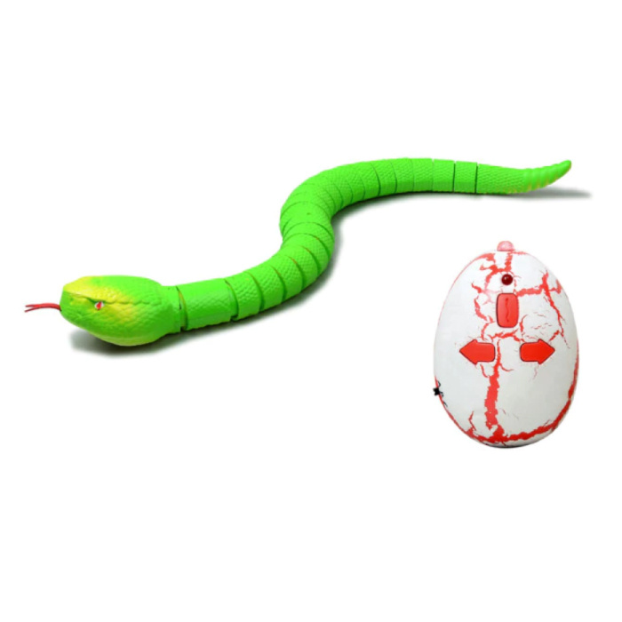 RC Cobra Viper con Control Remoto - Juguete Serpiente Robot Controlable Animal Verde
