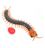 Criswisd Centipede RC con telecomando - animale robot controllabile millepiedi giocattolo nero