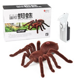 Hapybas Araña Tarántula RC con Control Remoto - Juguete Robot Controlable Animal Marrón