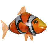Hapybas Drone inflable con globo de pez payaso RC con control remoto - Juguete controlable Robot Fish Animal Orange