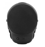 VBESTLIFE Schedel Bluetooth 5.0 Draadloze Luidspreker Mini Soundbar Box Zwart