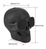 VBESTLIFE Boîte de mini-barre de son sans fil Skull Bluetooth 5.0, noir