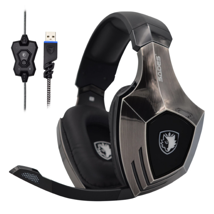 A60 Gaming Headphones 7.1 Virtual Surround Sound - Auriculares acústicos con micrófono