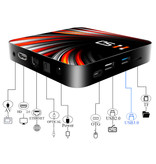 TOPSION Lecteur multimédia H50 TV Box Android 10 - 4K - Kodi - 2 Go de RAM - 16 Go de stockage