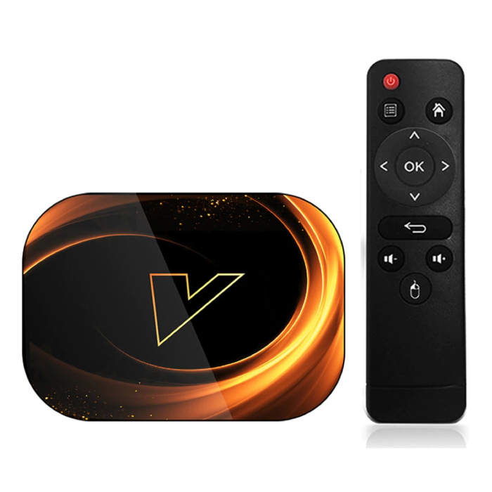 X3 TV Box Lettore multimediale Android 9.0 Kodi - Bluetooth 4.0 - 8K - 4 GB di RAM - 32 GB di spazio di archiviazione