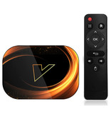 Vontar X3 TV Box Media Player Android 9.0 Kodi mit kabelloser RGB-Tastatur - Bluetooth 4.0 - 8K - 4GB RAM - 32GB Speicher