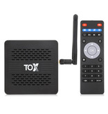 Vontar TOX1 TV Box Media Player Android 9.0 Kodi with Wireless RGB Keyboard - Bluetooth 4.2 - 4K - 4GB RAM - 32GB Storage