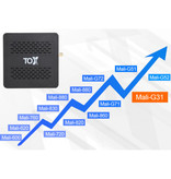 Vontar TOX1 TV Box Media Player Android 9.0 Kodi with Wireless RGB Keyboard - Bluetooth 4.2 - 4K - 4GB RAM - 32GB Storage