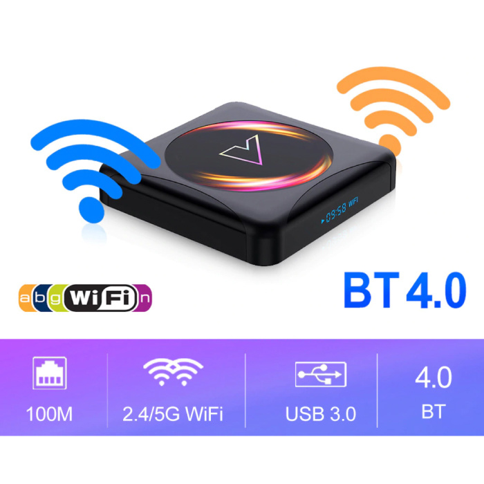 Z5 TV Box Media Player Android 10.0 Kodi - 4K - 2GB RAM - 16GB de  almacenamiento