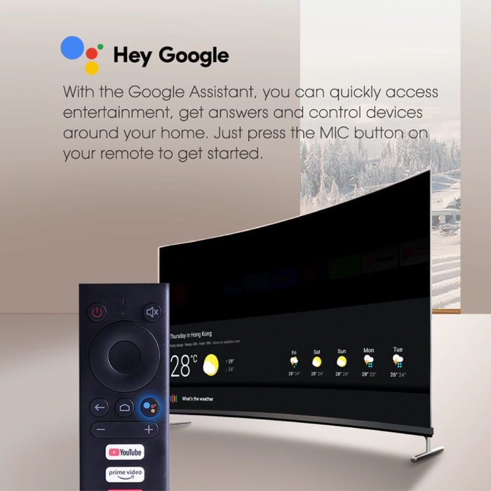 Mecool KM6 TV Box Media Player Android 10.0 Kodi z bezprzewodową klawiaturą RGB - Bluetooth 4.2 - 4K HDR - 2 GB RAM - 16 GB pamięci