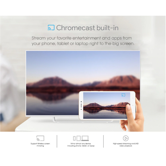 Mecool KM6 TV Box Media Player Android 10.0 Kodi z bezprzewodową klawiaturą RGB - Bluetooth 4.2 - 4K HDR - 2 GB RAM - 16 GB pamięci