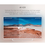 Mecool KM6 TV Box Media Player Android 10.0 Kodi mit kabelloser RGB-Tastatur - Bluetooth 4.2 - 4K HDR - 2GB RAM - 16GB Speicher