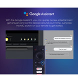 Mecool KM6 TV Box Media Player Android 10.0 Kodi z bezprzewodową klawiaturą RGB - Bluetooth 4.2 - 4K HDR - 2 GB RAM - 16 GB pamięci