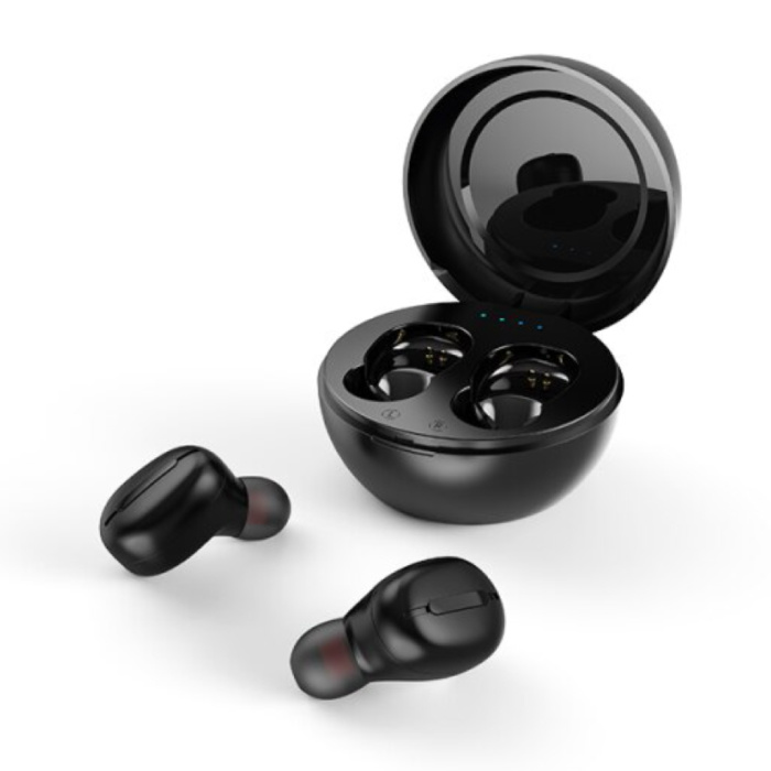 Kabellose Ohrhörer - Noise Cancelling Touch Control Ohrhörer TWS 9D Bluetooth 5.0 Ohrhörer Ohrhörer Ohrhörer Schwarz