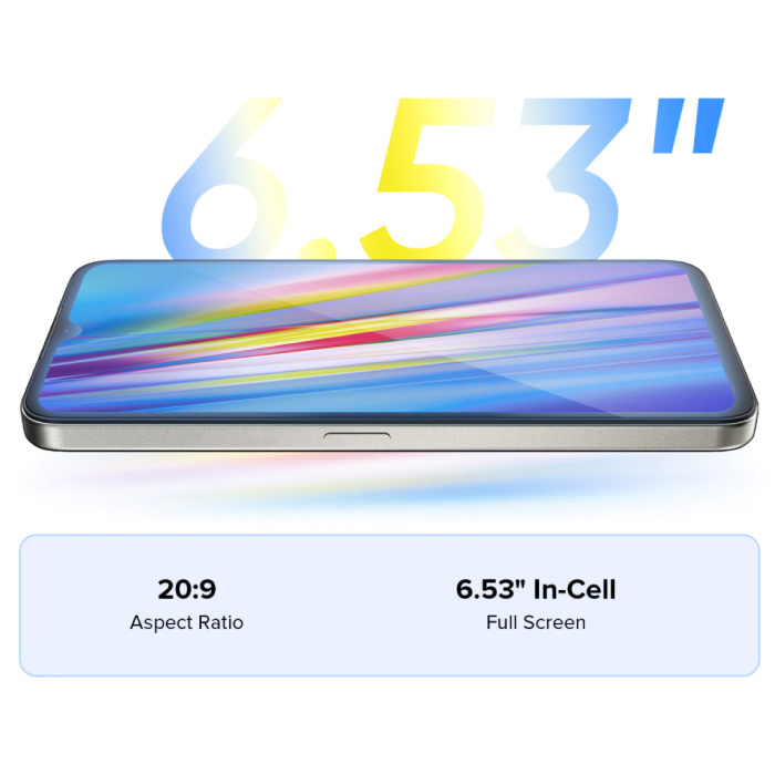 UMIDIGI Smartphone A11 Frost Grey - Carte SIM Débloquée - 3Go RAM - 64Go Stockage - 16MP Triple Caméra - Batterie 5150mAh - Neuf - Garantie 3 Ans