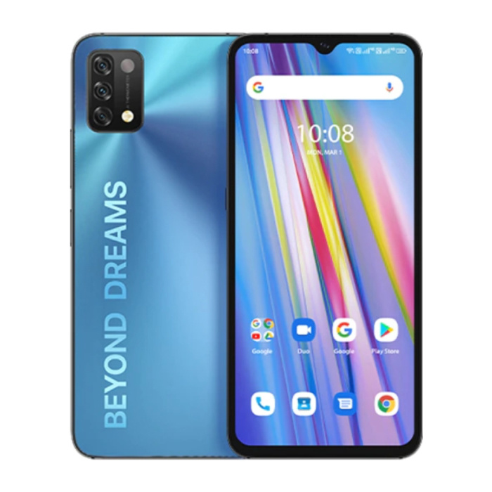 A11 Smartphone Mist Blue - Bez odblokowania karty SIM - 3 GB RAM - 64 GB pamięci - Potrójny aparat 16 MP - Bateria 5150 mAh - Mięta - 3-letnia gwarancja