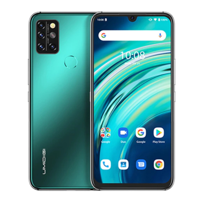 A9S Pro Smartphone Verde bosque - SIM desbloqueada gratis - 6 GB de RAM - Almacenamiento de 128 GB - Cámara cuádruple de 48MP - Batería de 4150mAh - Perfecto - Garantía de 3 años