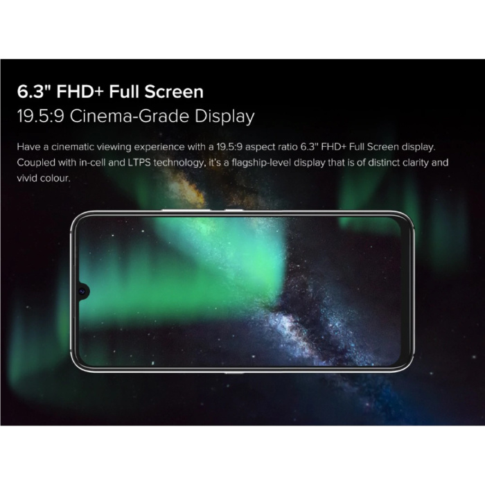 UMIDIGI A9S Pro Smartphone Forest Green - Odblokowany bez karty SIM - 6 GB RAM - 128 GB Storage - 48MP Quad Camera - Bateria 4150mAh - Mint - 3-letnia gwarancja