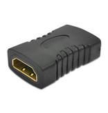 GEONYIEEK 2-Pack 19-pin HDMI 2.0 Vrouwelijk naar HDMI 2.0 Vrouwelijk Koppelstuk Verleng Adapter Converter