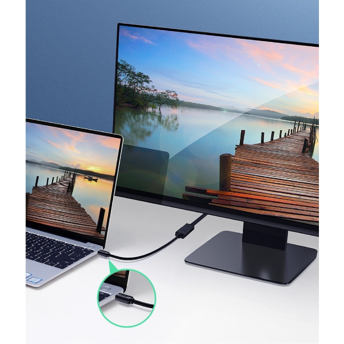 UGREEN Cavo adattatore convertitore da micro-HDMI a HDMI - 4K 60Hz ad alta velocità 22 cm nero