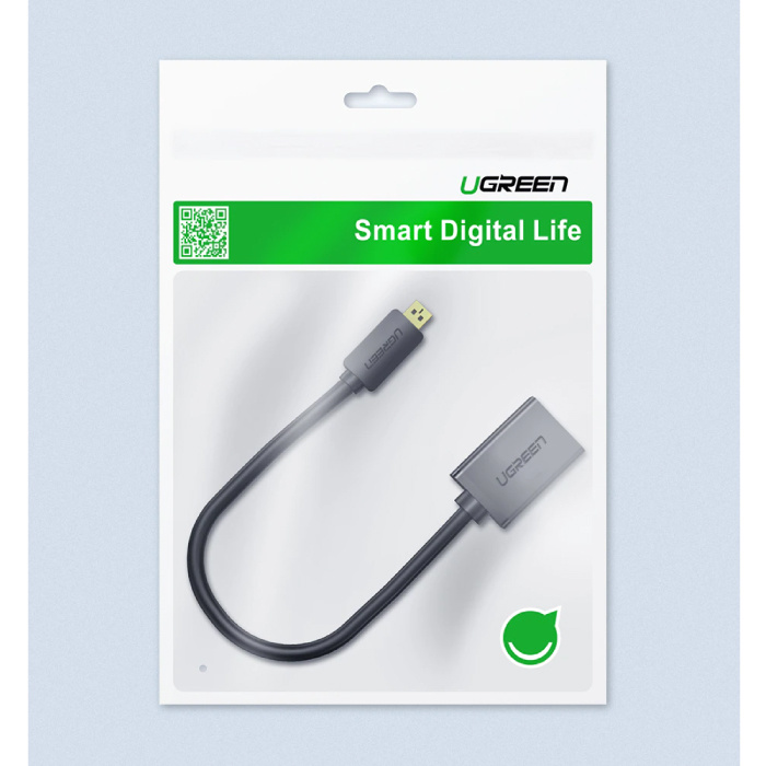 UGREEN Cavo adattatore convertitore da micro-HDMI a HDMI - 4K 60Hz ad alta velocità 22 cm nero