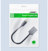 UGREEN Cable adaptador convertidor Mini HDMI a HDMI de 19 pines - 4K 60Hz Alta velocidad 22cm Negro