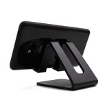 WSSHE Universele Telefoonhouder Bureau Standaard - Opening voor Oplader - Videobellen Smartphone Holder Desk Stand Zwart