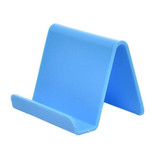 Cetechia Soporte universal para teléfono Soporte de escritorio Candy - Soporte de escritorio para videollamadas Soporte para teléfono inteligente Azul