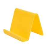 Cetechia Supporto universale per telefono Supporto da scrivania Candy - Supporto da scrivania Supporto per smartphone per videochiamate Giallo