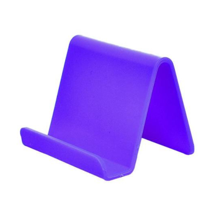 Soporte universal para teléfono Soporte de escritorio Candy - Soporte de escritorio para videollamadas Soporte para teléfono inteligente Morado